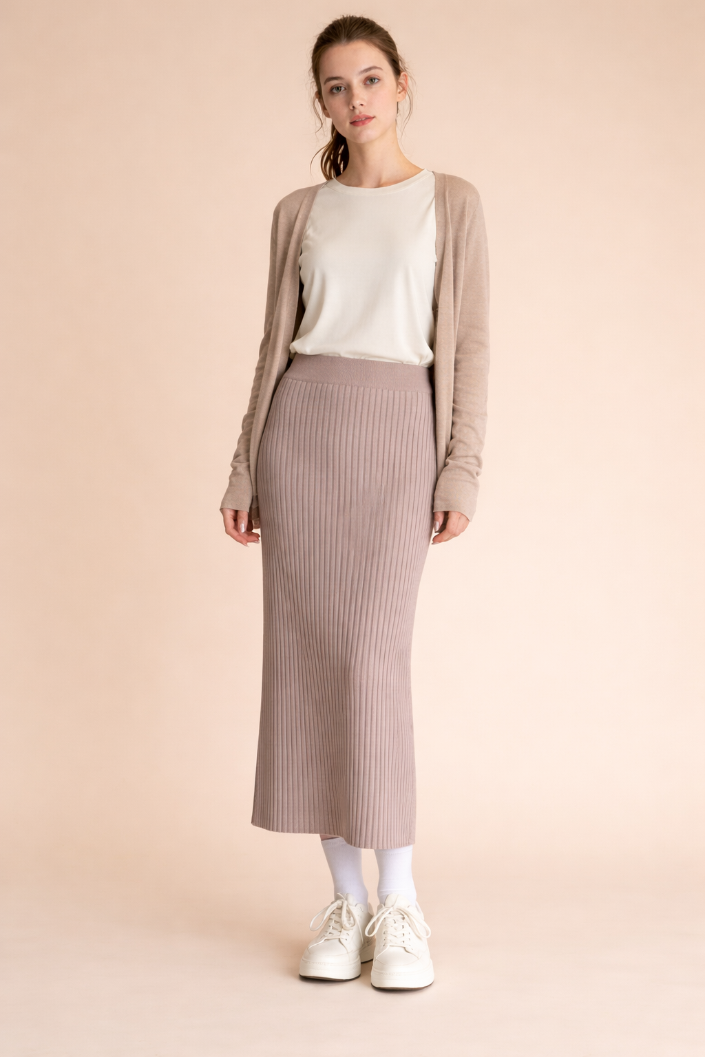 Hezak ribbed skirt
