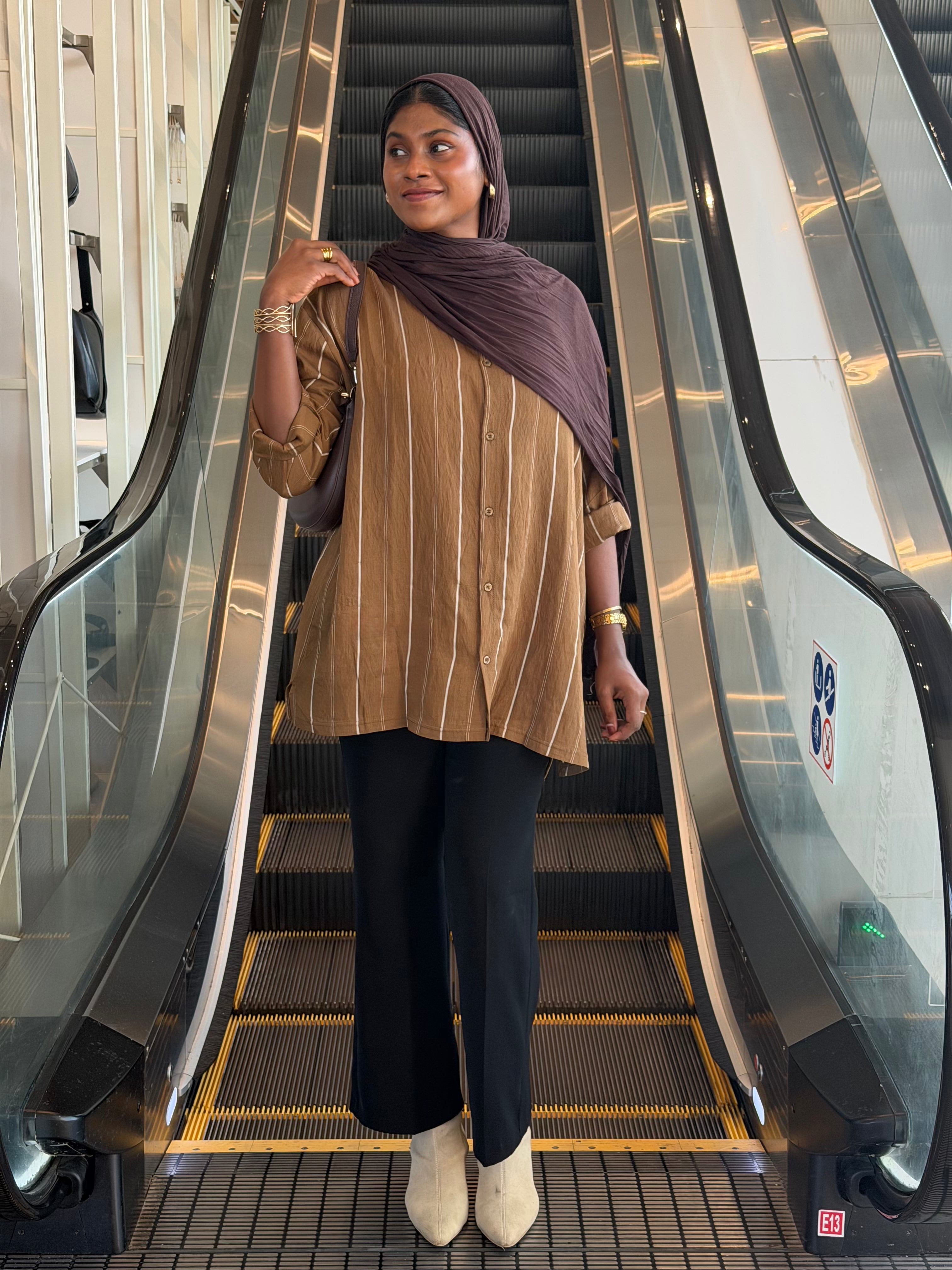 HEZAK Striped Linen Shirt
