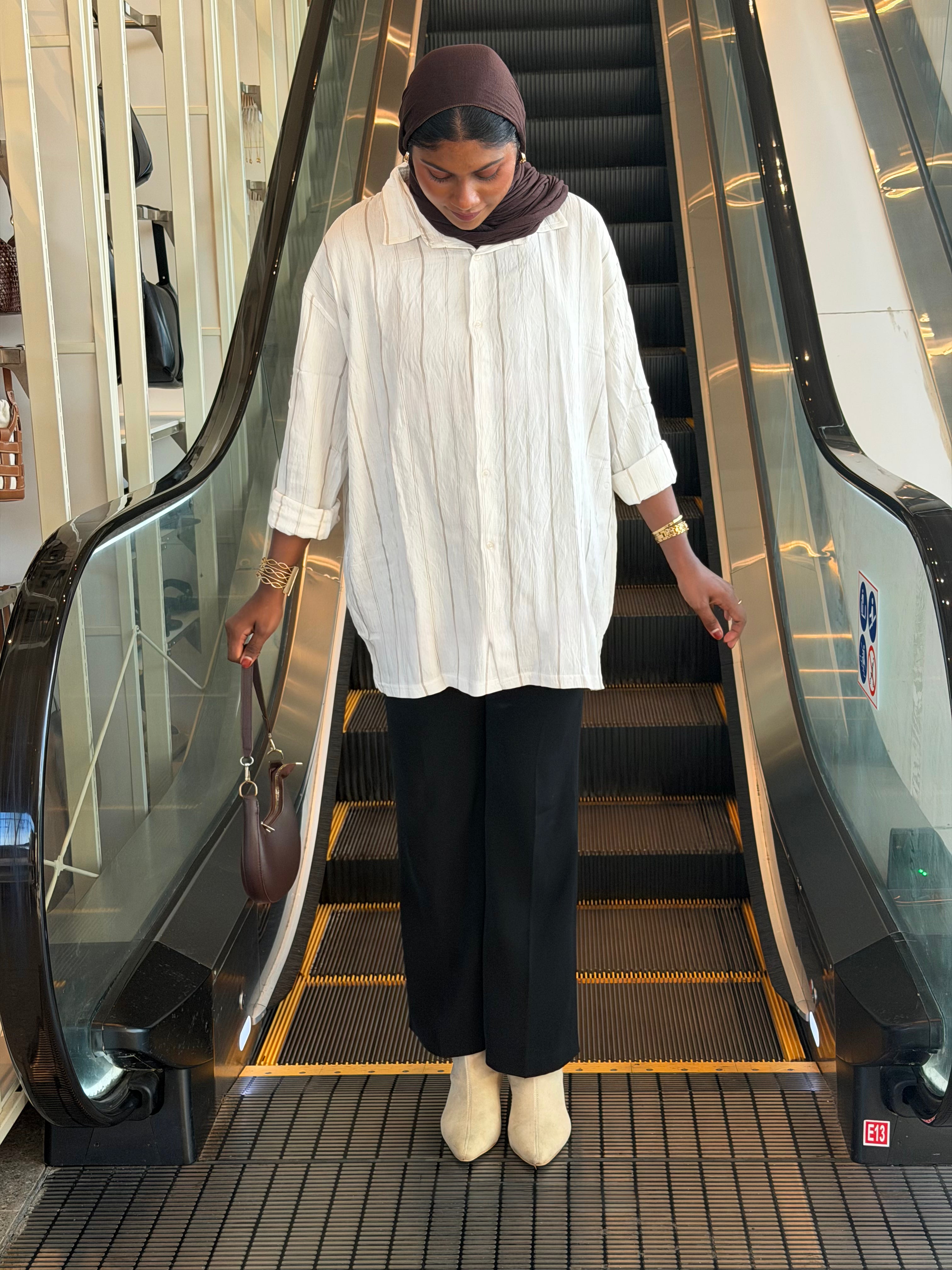 HEZAK Striped Linen Shirt