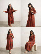 HEZAK  cotton pleated long top