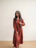 HEZAK  cotton pleated long top