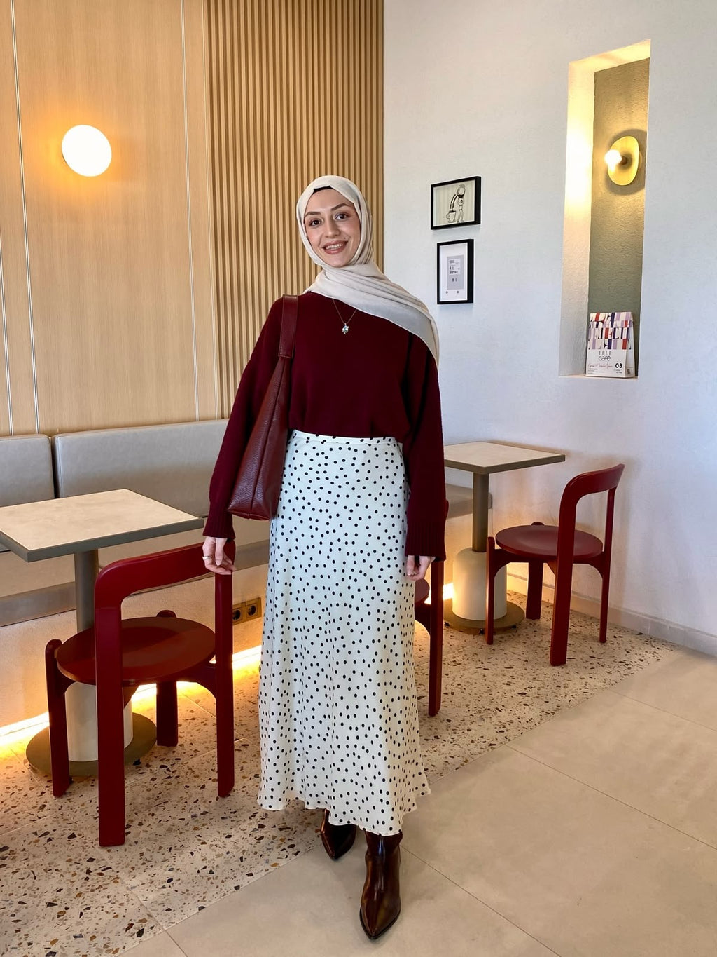 HEZAK POLKA DOT SKIRT