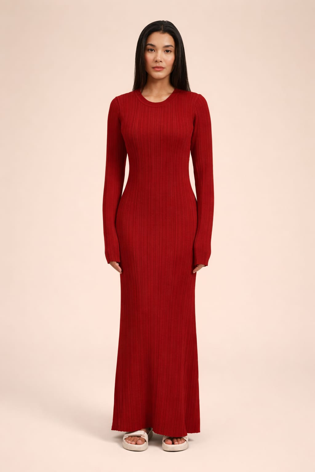 Hezak ribbed gown