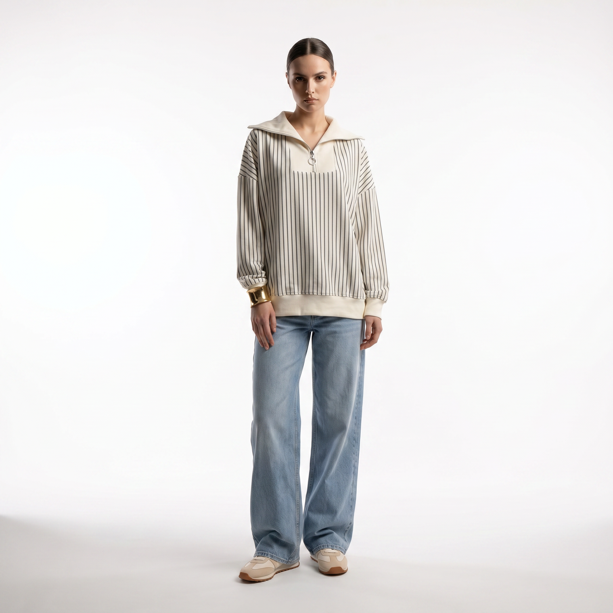 Hezak stripped sweatshirt