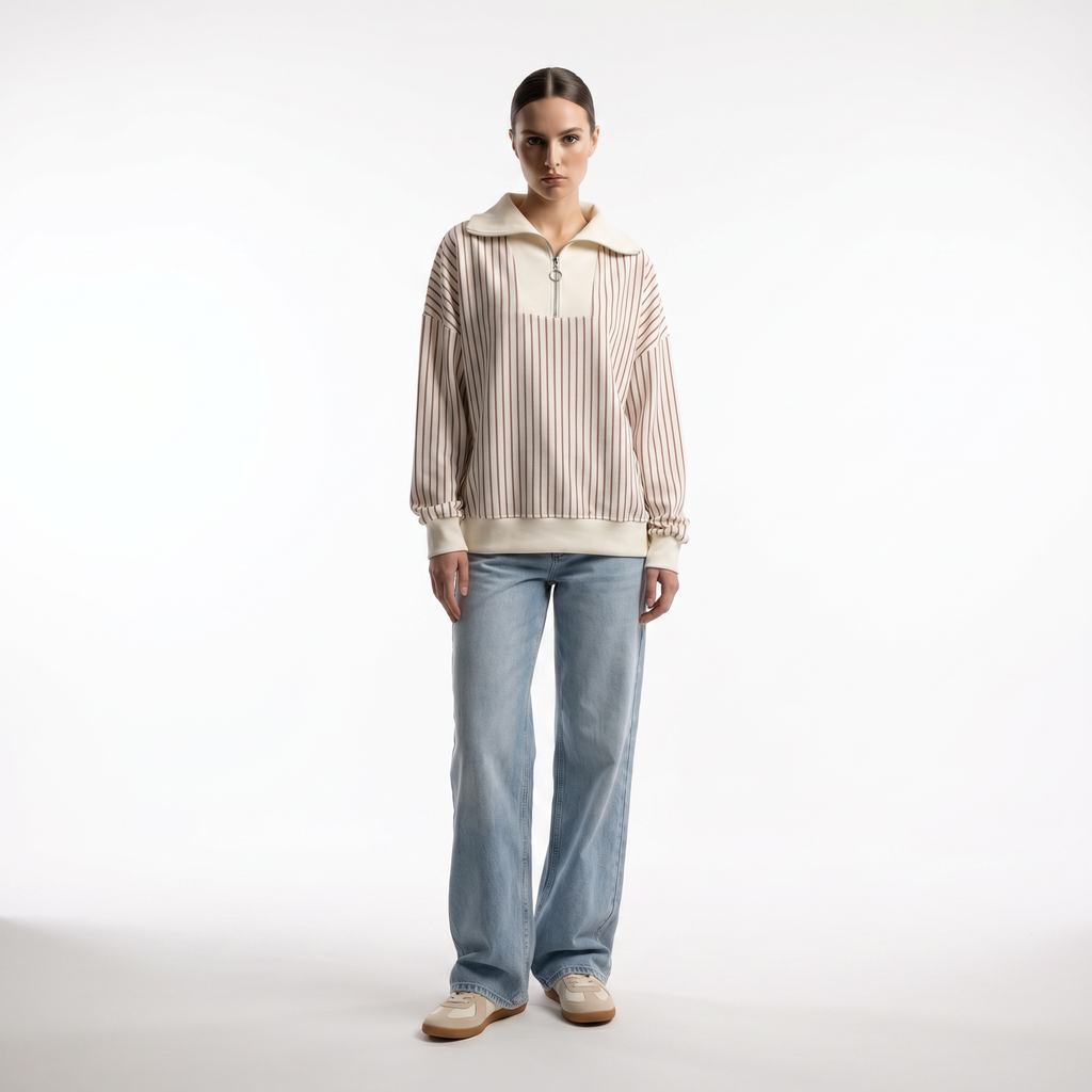 Hezak stripped sweatshirt