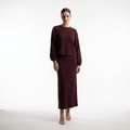 deep burgundy
